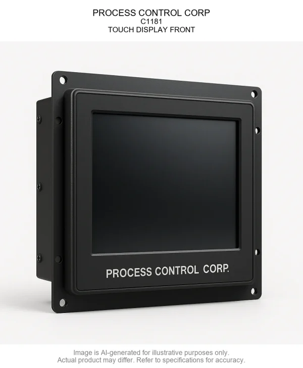 PROCESS CONTROL CORP; C1181; TOUCH DISPLAY FRONT