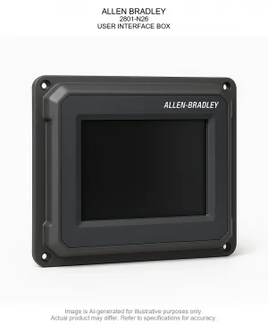 ALLEN BRADLEY; 2801-N26; USER INTERFACE BOX